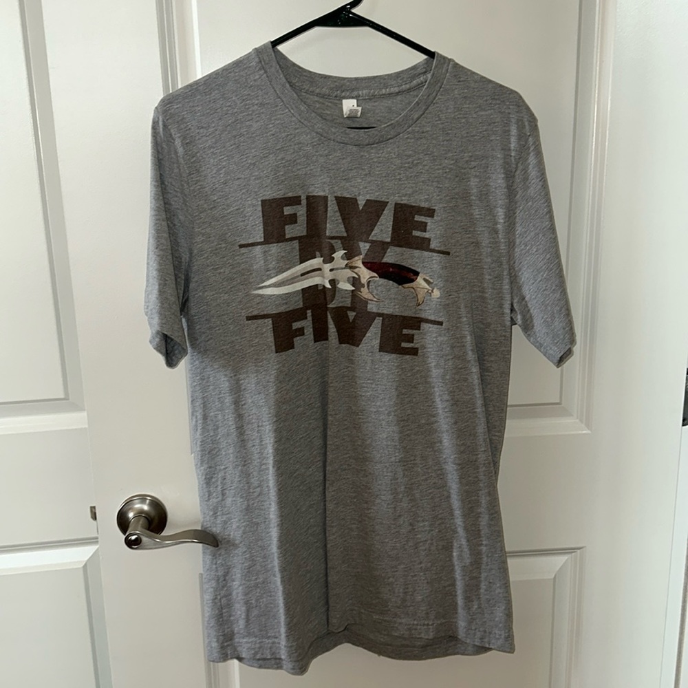 Large Buffy the Vampire Themed Five by Five T-Shirt